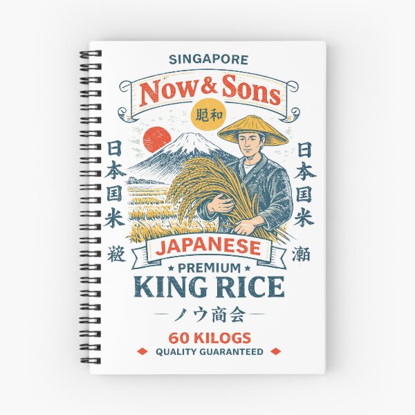 Item preview, Japanese King Rice T-Shirt designed and sold by Matinez Pink.