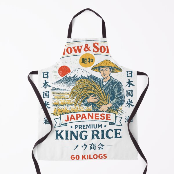 Item preview, Japanese King Rice T-Shirt designed and sold by Matinez Pink.