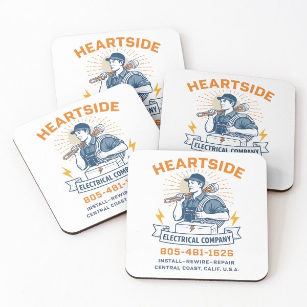 Item preview, Heartside Electrical Company T-Shirt designed and sold by Matinez Pink.