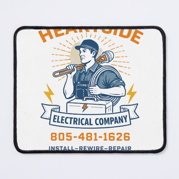 Item preview, Heartside Electrical Company T-Shirt designed and sold by Matinez Pink.