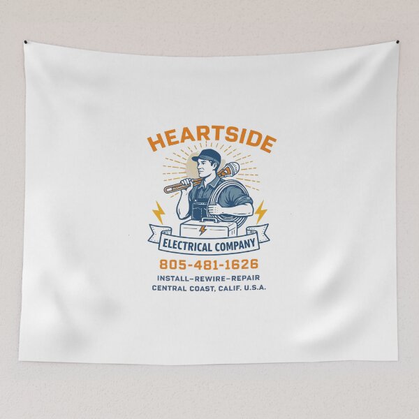 Item preview, Heartside Electrical Company T-Shirt designed and sold by Matinez Pink.