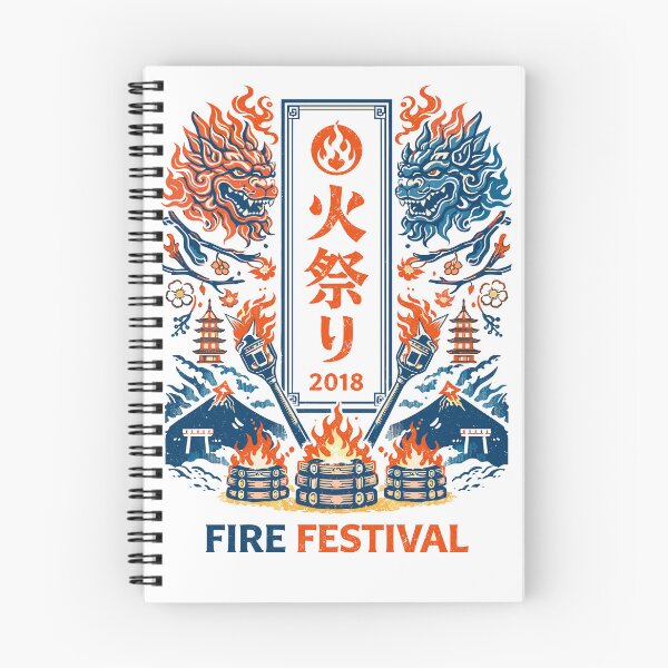 Item preview, Fire Festival 2018 Japanese Design designed and sold by Matinez Pink.