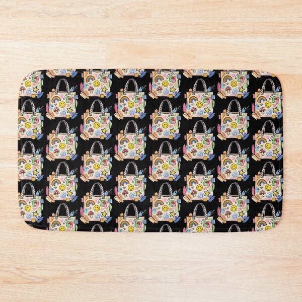 Item preview, Maximalist Patchwork Canvas Carryall designed and sold by Emegan Print Art.