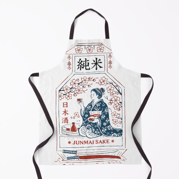 Item preview, Vintage Japanese Sake Label T-Shirt designed and sold by Matinez Pink.