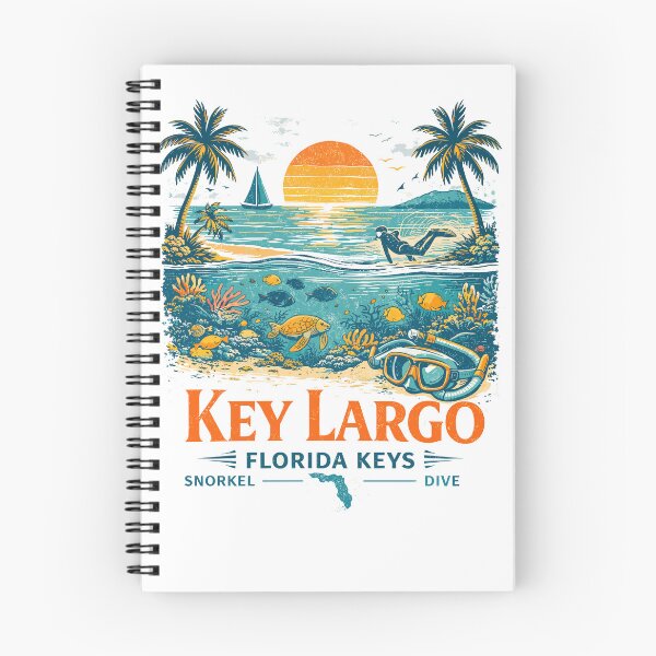 Item preview, Key Largo Florida Keys Snorkel Dive designed and sold by Matinez Pink.