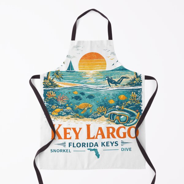 Item preview, Key Largo Florida Keys Snorkel Dive designed and sold by Matinez Pink.