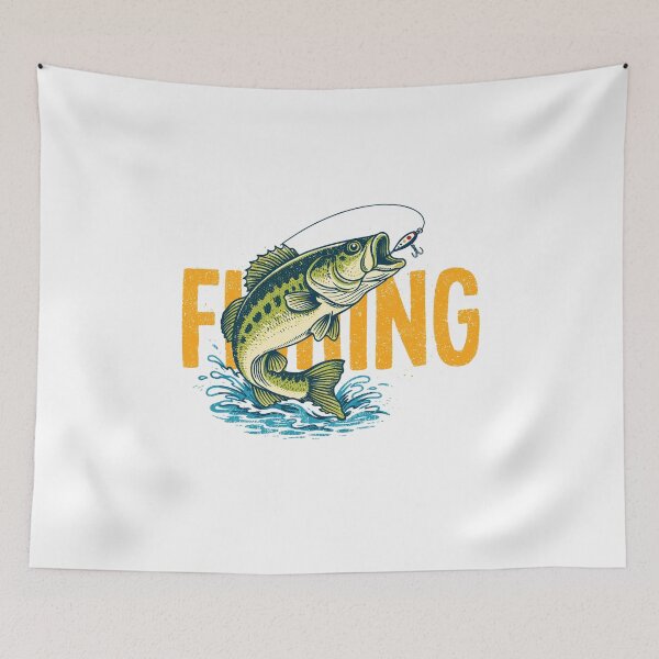 Item preview, Fishing Bass Jumping T-Shirt designed and sold by Matinez Pink.