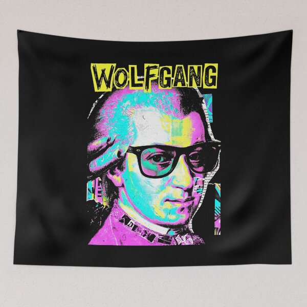 Item preview, Wolfgang Amadeus Mozart Funny Composer Retro Pop Art Music designed and sold by GrandeDuc.