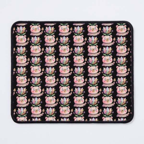 Item preview, Rainbow Sprout Mammal in Striped Knit designed and sold by Emegan Print Art.