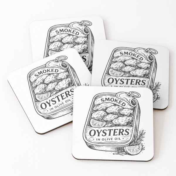 Item preview, Smoked Oysters in Olive Oil T-Shirt designed and sold by Matinez Pink.