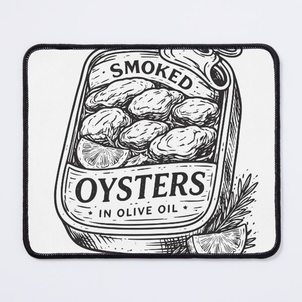 Item preview, Smoked Oysters in Olive Oil T-Shirt designed and sold by Matinez Pink.