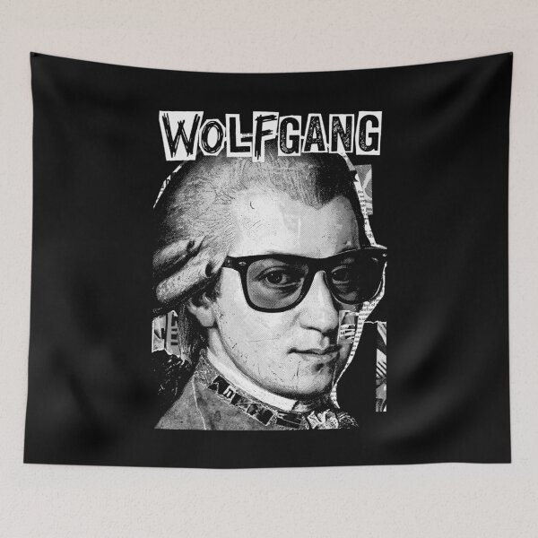 Item preview, Wolfgang Amadeus Mozart Funny Composer Retro Pop Art Music designed and sold by GrandeDuc.