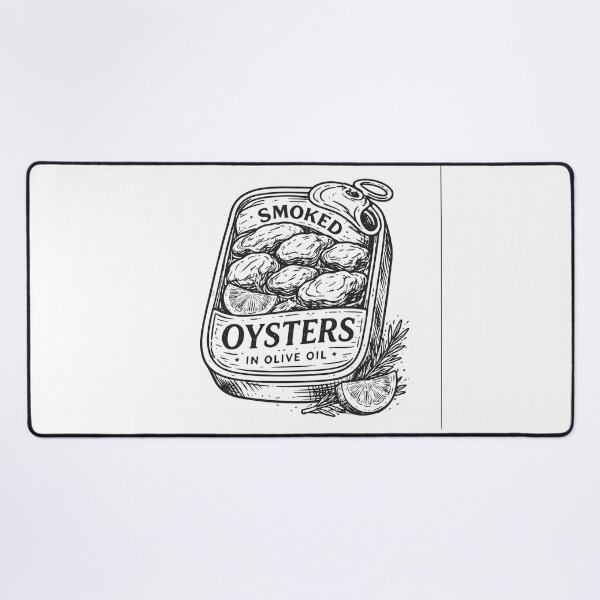 Item preview, Smoked Oysters in Olive Oil T-Shirt designed and sold by Matinez Pink.