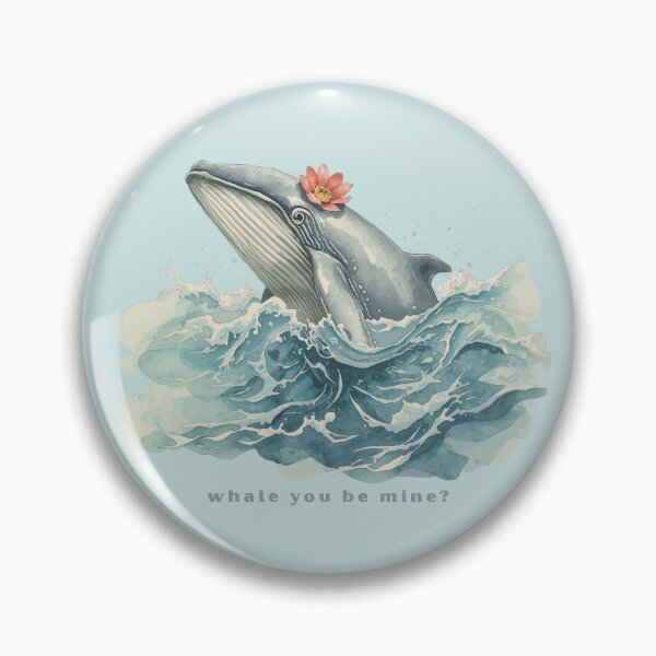 Item preview, Whale You Be Mine? - Cute Pun | TeeHee Puns Funny Design designed and sold by TeeHee Puns.