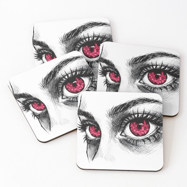 Item preview, Neon Glare | Intense Anime Eyes & Dark Streetwear Aesthetic designed and sold by OVERRIDESTUDIOS.