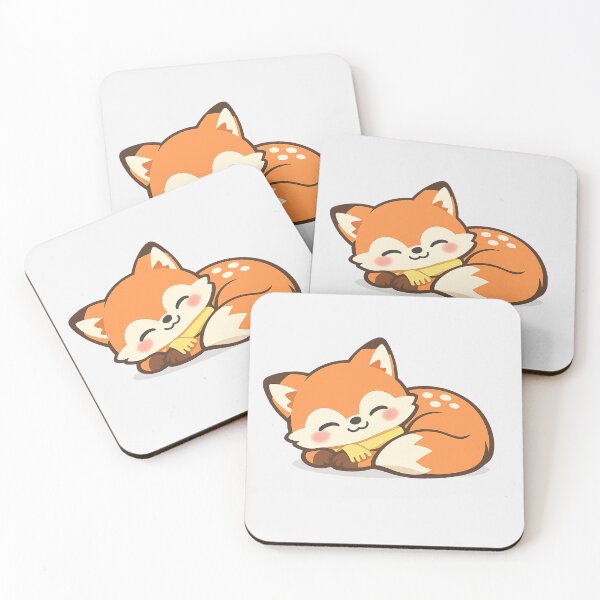 Item preview, Cute Chibi Fox Whimsical Forest Animal designed and sold by tineldesign.