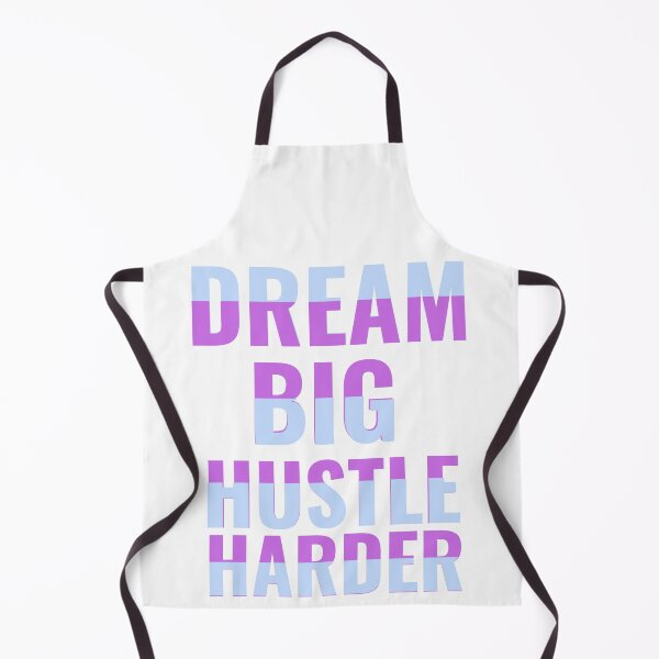 Item preview, Dream Big Hustle Harder Split Typography designed and sold by GraphixByHub.