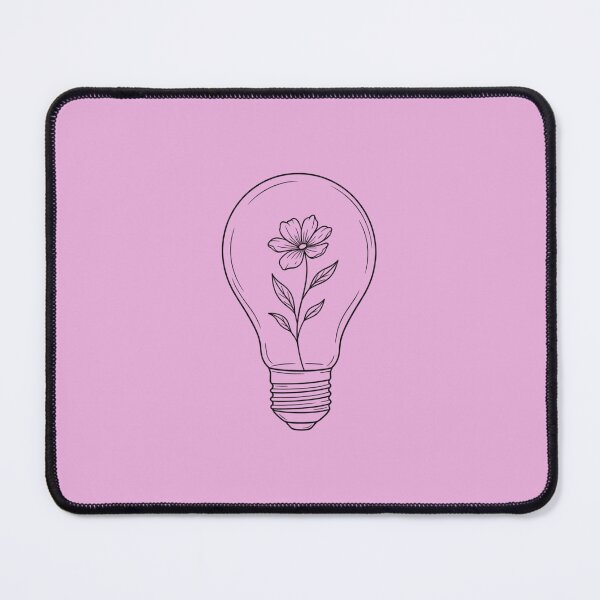 Item preview, Floral Lightbulb Creative Idea Line Art designed and sold by Opal Aura .