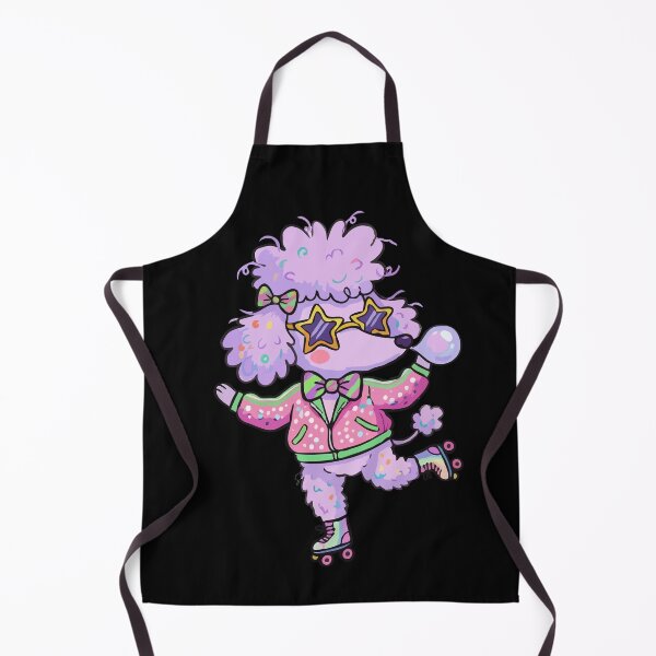 Item preview, Retro Pastel Roller Skating Poodle designed and sold by Emegan Print Art.