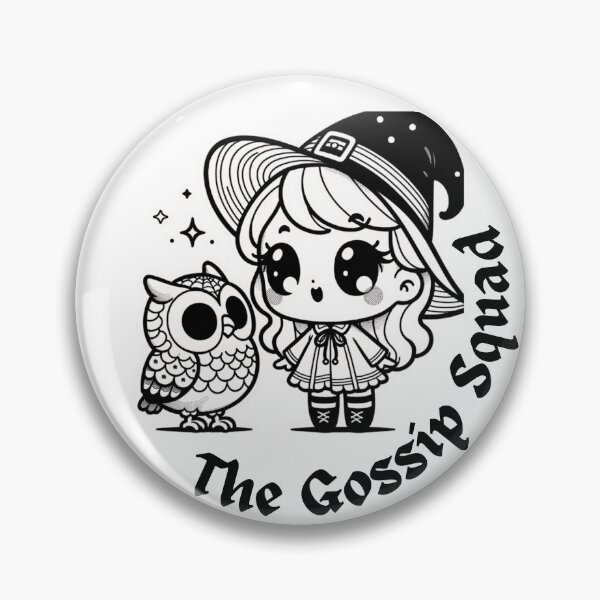 Item preview, The Gossip Squad Witch & Owl, Cute Kawaii Witch T-Shirt, Witchy Best Friends Sticker designed and sold by AbuCAni Studio .