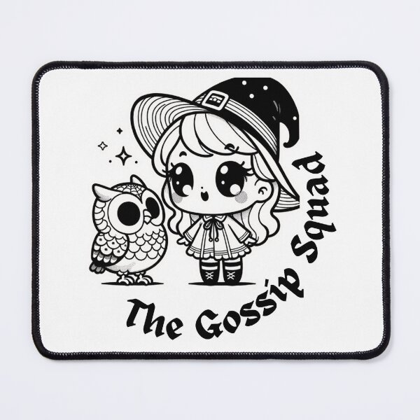 Item preview, The Gossip Squad Witch & Owl, Cute Kawaii Witch T-Shirt, Witchy Best Friends Sticker designed and sold by AbuCAni Studio .