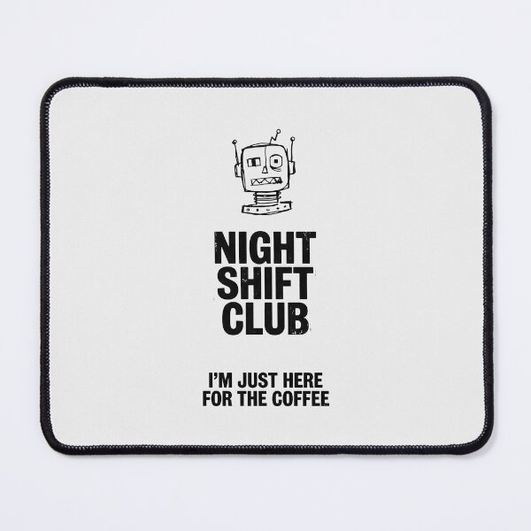 Item preview, Hand Drawn Robot Night Shift Club Art designed and sold by SplashTastic.