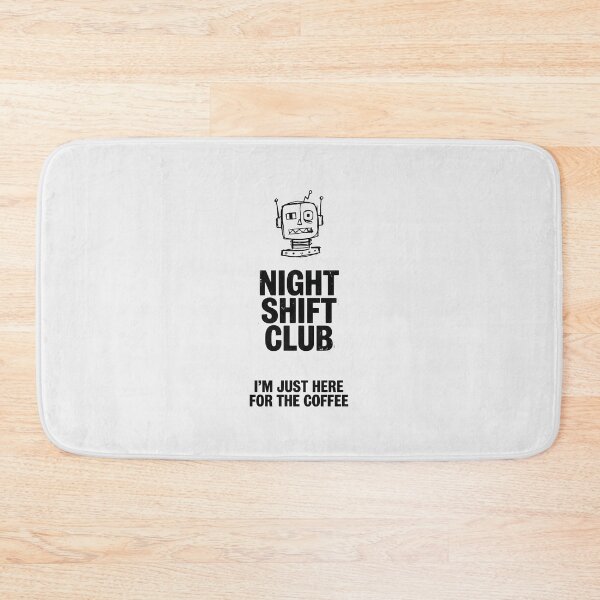 Item preview, Hand Drawn Robot Night Shift Club Art designed and sold by SplashTastic.
