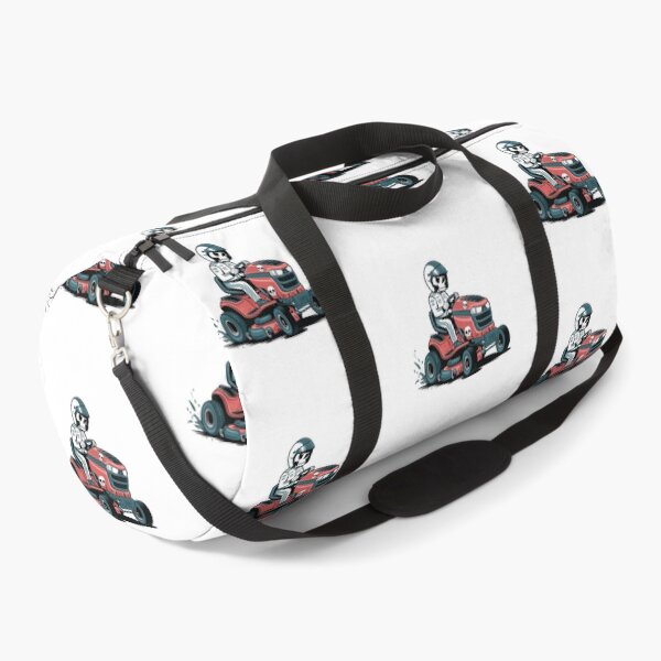 Item preview, Lawnmower Racing - Skeleton Illustration 2 - Lawn Mower Racing designed and sold by RaceDayRags.