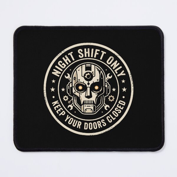 Item preview, Vintage Mechanical Cyber Skull Emblem designed and sold by SplashTastic.