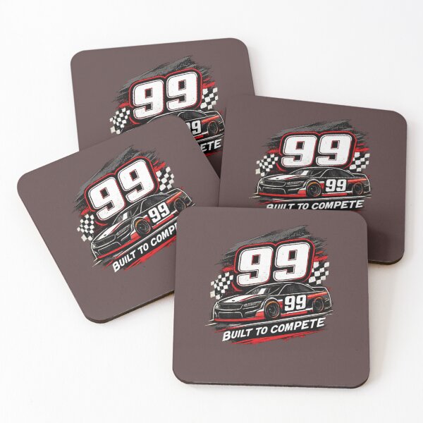 Item preview, Retro 99 Racing Car Built To Compete T-Shirt designed and sold by Artbysarmina.