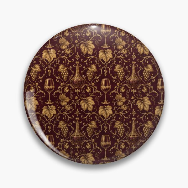 Item preview, Luxury Wine Vine Pattern designed and sold by hogardevinos22.