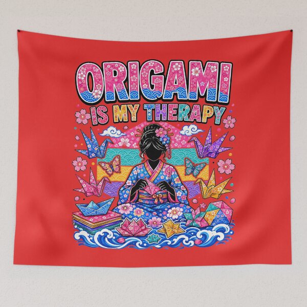 Item preview, Origami is my Therapy designed and sold by CoolCrazyQuirky.