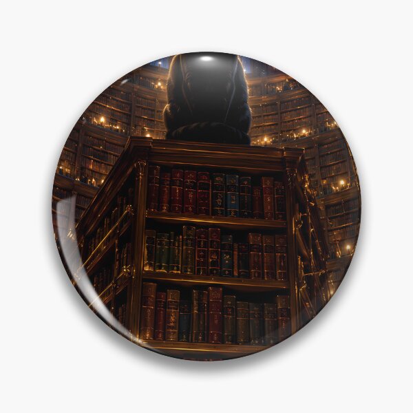 Item preview, "Midnight Library Cat designed and sold by Bossygraphicske.