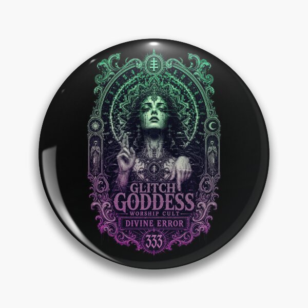 Item preview, Glitch Goddess | Worship Cult | Cyber Occult | Matrix Design designed and sold by Macro Orbit.