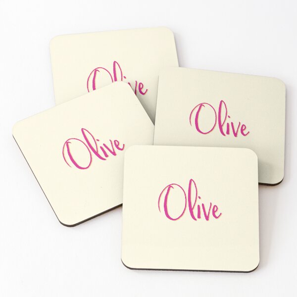 Item preview, OLIVE personalized type design designed and sold by CharlottePlaceArt.