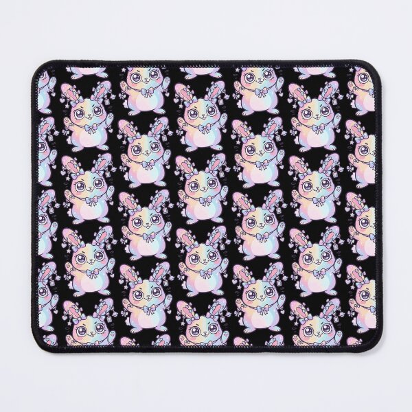 Item preview, Iridescent Pastel Ornamented Bunny designed and sold by Emegan Print Art.