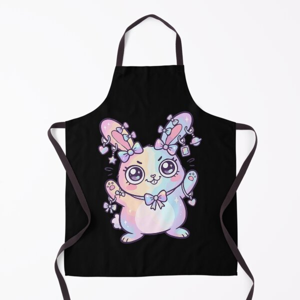 Item preview, Iridescent Pastel Ornamented Bunny designed and sold by Emegan Print Art.