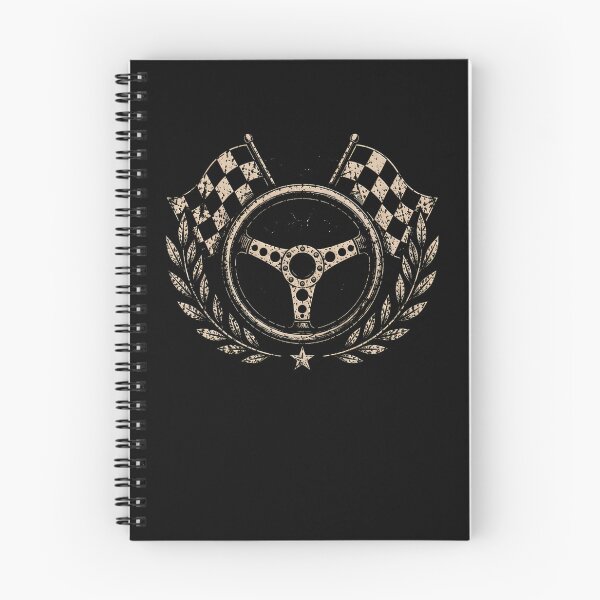 Item preview, Vintage Racing Emblem Graphic | Steering Wheel Checkered Flag Motorsport Design  designed and sold by Jt41.