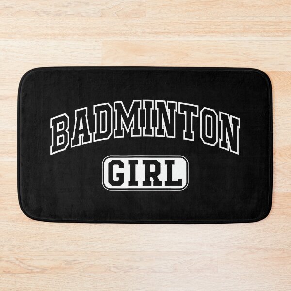 Item preview, Badminton Girl Bold Athletic Lettering for Young Sports Fans designed and sold by allistermariam.