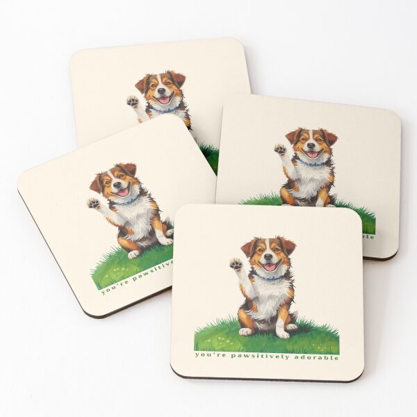 Item preview, You’re Pawsitively Adorable designed and sold by TeeHee Puns.