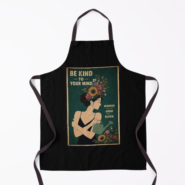 Item preview, Be Kind To Your Mind Vintage Floral Self Care designed and sold by ferminhays.