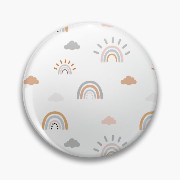 Item preview, Boho Rainbow Clouds Seamless Pattern designed and sold by CosmoPixelArts.