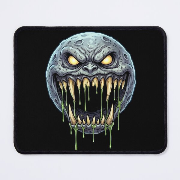 Item preview, Creepy Moon — Demon Moon Horror Cartoon designed and sold by David Mateo ArtWorks.