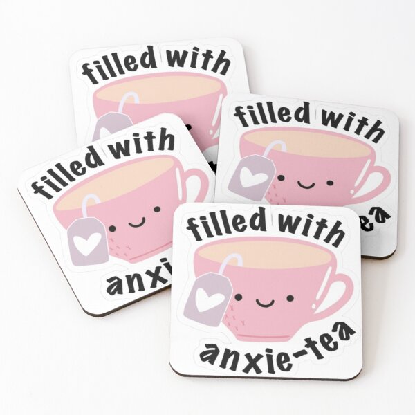 Item preview, "Filled with Anxie‑Tea — Softly Surviving" designed and sold by Ulikedigital14.
