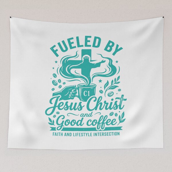 Item preview, Fueled by Jesus Christ and Good coffee "Faithful lifestyle" designed and sold by YOU SHOP NOW.