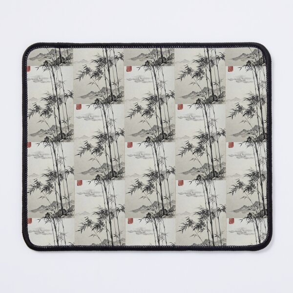 Item preview, Whispering Bamboo: Zen Night and Crescent Moon designed and sold by SOOstudio73.