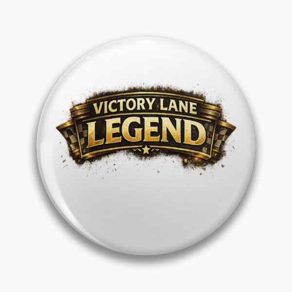 Artikelvorschau, Victory Lane Legend Retro Racing Badge entworfen und verkauft von Artbysarmina.