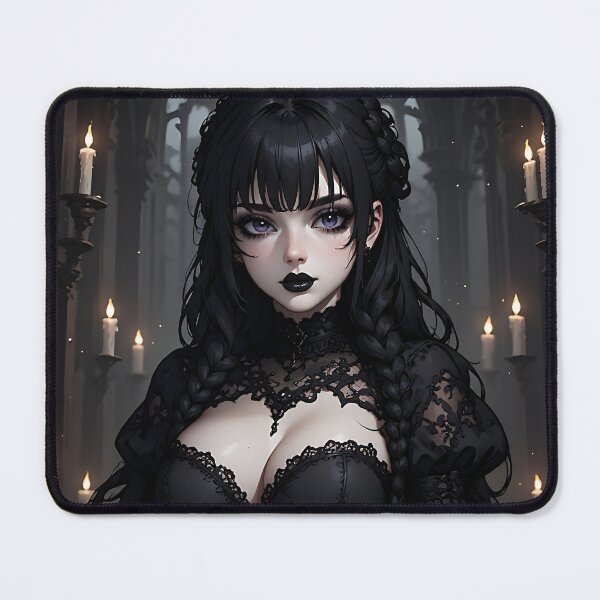 Item preview, Hot Halloween Anime Goth Girl Waifu 210 designed and sold by Your New Fixation.