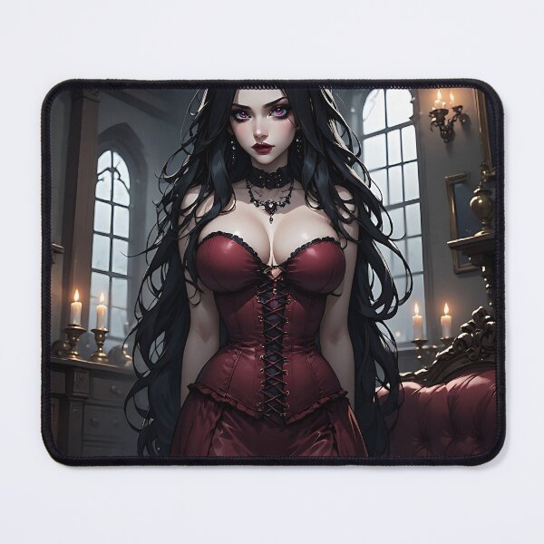 Item preview, Hot Halloween Anime Goth Girl Waifu 213 designed and sold by Your New Fixation.