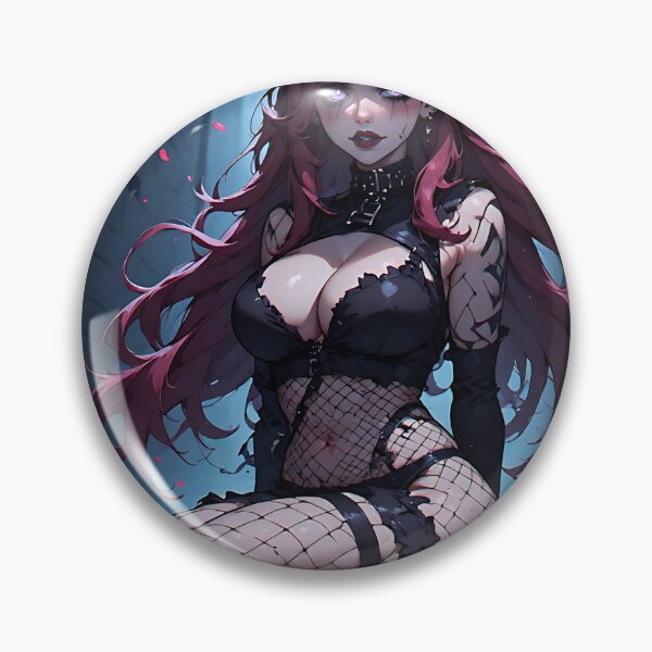 Artikelvorschau, Heißes Halloween-Anime-Goth-Girl-Waifu 216 entworfen und verkauft von Your New Fixation.